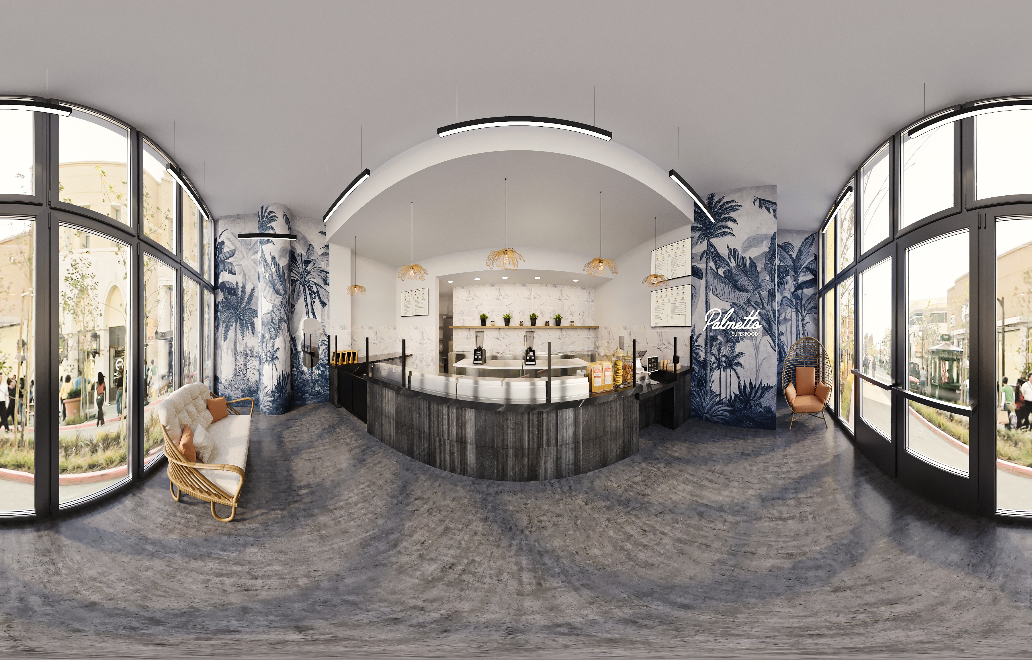 Palmetto San Ramon 3D — drag to explore the commercial space