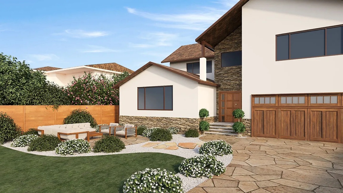 Covered Patio Lounge